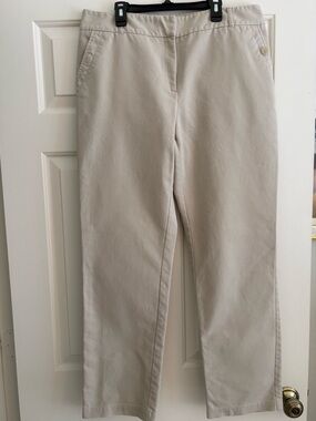Charter Club Light Beige Straight Leg Pants